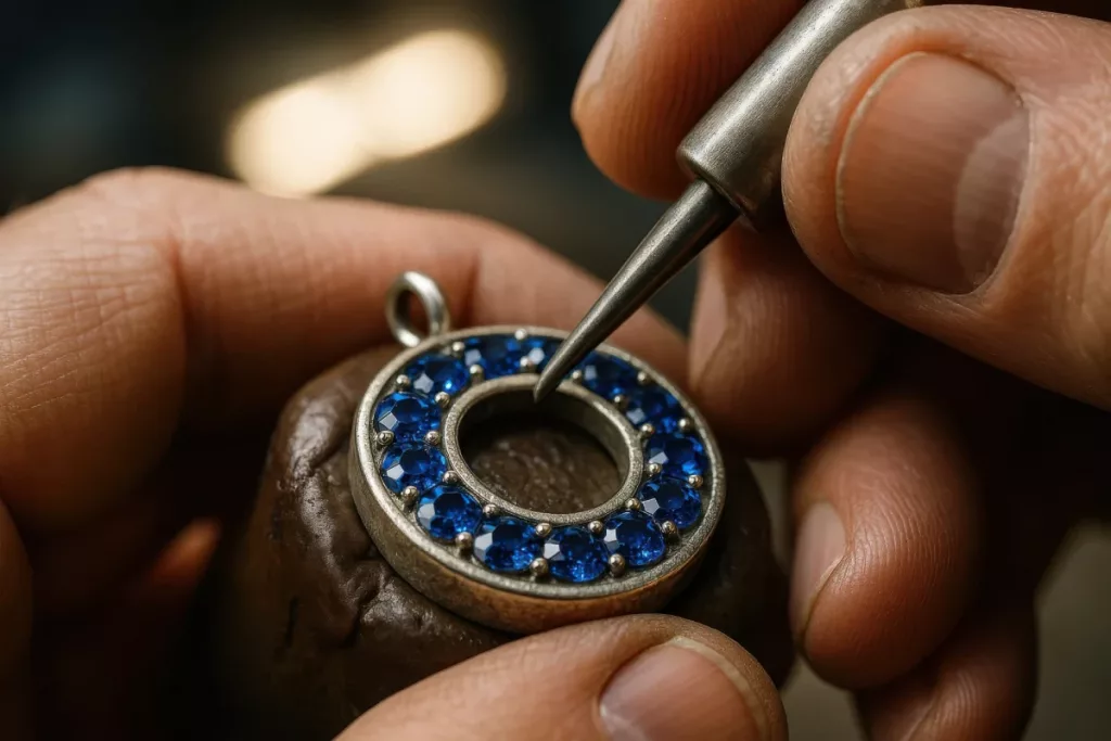 proceso de joyería artesana